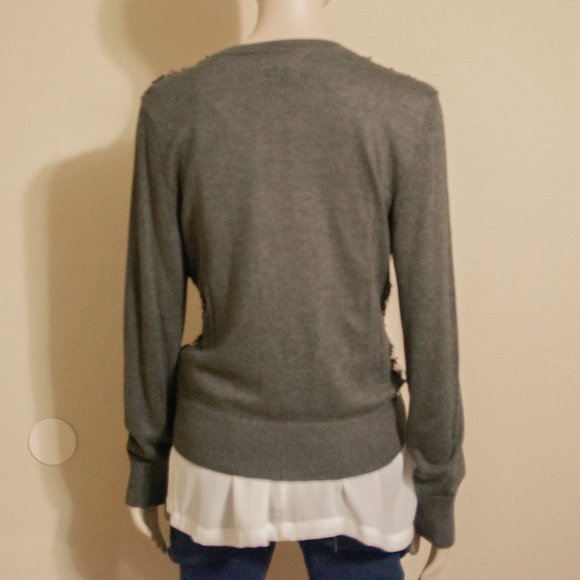 Michael Kors Grey Sequin Cardigan - Picture 7 of 7